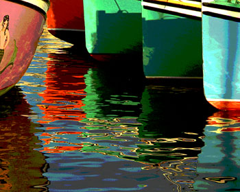 C39sColorfulboatrflectionsp